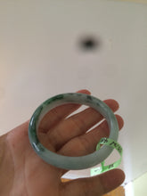Load image into Gallery viewer, 52.5mm Certificated  Type A100% sunny green/dark green Jadeite Jade bangle F06-5007

