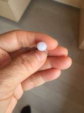 Load image into Gallery viewer, 100% Natural light purple white cabochon jadeite ring (adjustable size) PH39
