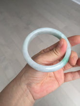 Load image into Gallery viewer, 57.5 mm Certified Type A 100% Natural sunny green/light purple Jadeite Jade bangle BM26-0790
