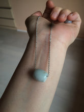 Load image into Gallery viewer, 12mm Type A 100% Natural white/light green/purple olive shape Jadeite Jade LuluTong (Every road is smooth) beads AX23 (Add on item)
