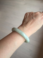 Load image into Gallery viewer, 51.5mm 100% natural Type A green/purple/yellow(FU LU SHOU) chubby jadeite jade bangle BK73-5807
