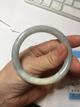 Load image into Gallery viewer, 51.5mm certified 100% natural Type A light green/blue/yellow round cut jadeite jade bangle BS12-9562
