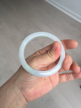 Load image into Gallery viewer, 54.6mm Certified 100% natural Type A white/green/purple jadeite jade bangle AM33-0255
