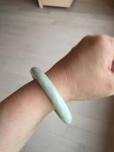 Load image into Gallery viewer, 53.9mm 100% natural Type A green/purple/yellow(FU LU SHOU) chubby jadeite jade bangle BK74-5806
