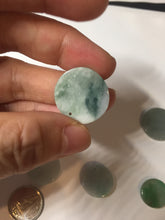 Load image into Gallery viewer, 100% Natural type A sunny green/yellow round Jadeite Jade safe and sound pendant group BP94
