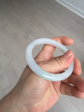Load image into Gallery viewer, 54.6mm Certified 100% natural Type A white/green/purple jadeite jade bangle AM33-0255
