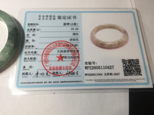 Load image into Gallery viewer, 56.7mm Certified Type A 100% Natural Woodland Green Jadeite Bangle AZ186-0427
