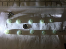 Load image into Gallery viewer, 12.6-16.2mm Type A 100% Natural icy watery light green blue purple white gray Jadeite Safety Guardian Button donuts pendant PF3
