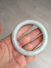 Load image into Gallery viewer, 53.9mm 100% natural Type A green/purple/yellow(FU LU SHOU) chubby jadeite jade bangle BK74-5806
