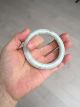 Load image into Gallery viewer, 53.9mm 100% natural Type A green/purple/yellow(FU LU SHOU) chubby jadeite jade bangle BK74-5806
