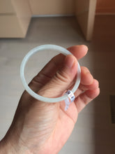 Load image into Gallery viewer, 48.5mm certified 100% natural type A light green orange purple white thin square style jadeite bangle PH255-0968
