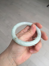 Load image into Gallery viewer, 53.9mm 100% natural Type A green/purple/yellow(FU LU SHOU) chubby jadeite jade bangle BK74-5806
