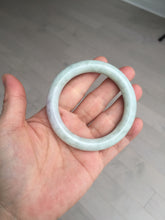 Load image into Gallery viewer, 53.9mm 100% natural Type A green/purple/yellow(FU LU SHOU) chubby jadeite jade bangle BK74-5806
