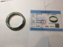 Load image into Gallery viewer, 56.5mm Certified 100% natural Type A light green/purple Whispers of the Spring Breeze jadeite jade bangle PH104-5441
