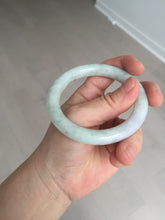 Load image into Gallery viewer, 53.9mm 100% natural Type A green/purple/yellow(FU LU SHOU) chubby jadeite jade bangle BK74-5806
