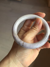 Load image into Gallery viewer, 56.8mm 100% natural light purple round cut Coral Jade (珊瑚玉) bangle SY123
