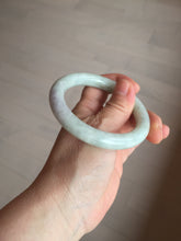 Load image into Gallery viewer, 53.9mm 100% natural Type A green/purple/yellow(FU LU SHOU) chubby jadeite jade bangle BK74-5806
