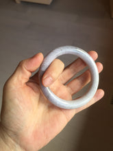 Load image into Gallery viewer, 56.8mm 100% natural light purple round cut Coral Jade (珊瑚玉) bangle SY123
