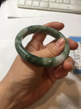 Load image into Gallery viewer, 56.5mm Certified 100% natural Type A light green/purple Whispers of the Spring Breeze jadeite jade bangle PH104-5441
