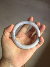 Load image into Gallery viewer, 56.8mm 100% natural light purple round cut Coral Jade (珊瑚玉) bangle SY123
