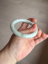 Load image into Gallery viewer, 53.9mm 100% natural Type A green/purple/yellow(FU LU SHOU) chubby jadeite jade bangle BK74-5806
