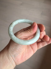 Load image into Gallery viewer, 53.9mm 100% natural Type A green/purple/yellow(FU LU SHOU) chubby jadeite jade bangle BK74-5806
