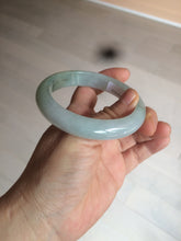 Load image into Gallery viewer, 57.5 mm Certified Type A 100% Natural green/purple Jadeite Jade bangle AX57-0356
