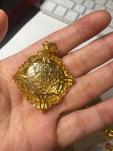 Load image into Gallery viewer, 100% Natural yellow/green nephrite Jade(黄玉) pendant HF84
