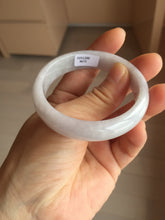 Load image into Gallery viewer, 51.5mm certified 100% Natural type A light purple white Jadeite Jade bangle PA245-4673
