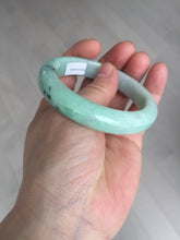 Load image into Gallery viewer, 54mm Certified Type A 100% Natural apple green dark green Jadeite Jade bangle BM23-0236
