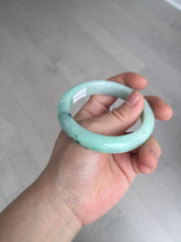 Load image into Gallery viewer, 54mm Certified Type A 100% Natural apple green dark green Jadeite Jade bangle BM23-0236
