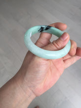 Load image into Gallery viewer, 54mm Certified Type A 100% Natural apple green dark green Jadeite Jade bangle BM23-0236
