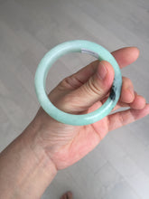 Load image into Gallery viewer, 54mm Certified Type A 100% Natural apple green dark green Jadeite Jade bangle BM23-0236

