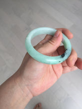 Load image into Gallery viewer, 54mm Certified Type A 100% Natural apple green dark green Jadeite Jade bangle BM23-0236
