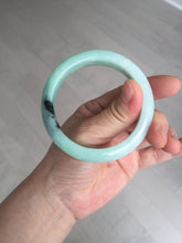 Load image into Gallery viewer, 54mm Certified Type A 100% Natural apple green dark green Jadeite Jade bangle BM23-0236
