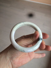 Load image into Gallery viewer, 58mm Certified Type A 100% Natural light green/purple/beige/white Jadeite Jade bangle AS74-0541
