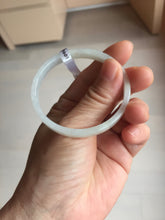 Load image into Gallery viewer, 48.7mm certified 100% natural type A light green orange white thin square style jadeite bangle PH252-1004

