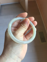 Load image into Gallery viewer, 56.3mm Certified 100% Natural Pale Lotus Pink (淡藕粉) &amp; Gray Round-Cut Nephrite Jade Bangle HN145-3372
