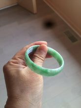 Load image into Gallery viewer, 52.5mm certified 100% natural Type A sunny green jadeite jade bangle BK5-3359
