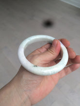 Load image into Gallery viewer, 58mm Certified Type A 100% Natural light green/purple/beige/white Jadeite Jade bangle AS74-0541
