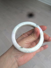 Load image into Gallery viewer, 58mm Certified Type A 100% Natural light green/purple/beige/white Jadeite Jade bangle AS74-0541
