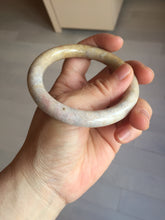 Load image into Gallery viewer, 55.6mm 100% natural beige yellow pink round cut Coral Jade (珊瑚玉) bangle XY116
