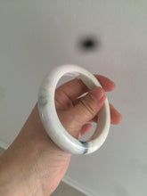 Load image into Gallery viewer, 58mm Certified Type A 100% Natural light green/purple/beige/white Jadeite Jade bangle AS74-0541
