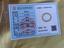 Load image into Gallery viewer, 53.1mm Certified 100% Natural light green gray black Nephrite Bangle HN144-6929
