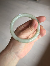 Load image into Gallery viewer, 53.5mm Certified type A 100% Natural green dark green floating seaweed round cut Jadeite bangle PC140-6615
