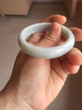 Load image into Gallery viewer, 51mm certified Type A 100% Natura light sunny green white purple Jadeite jade bangle PA241-4668
