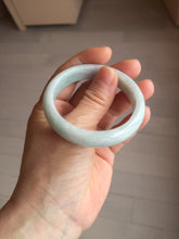 Load image into Gallery viewer, 51mm certified Type A 100% Natura light sunny green white purple Jadeite jade bangle PA241-4668
