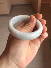 Load image into Gallery viewer, 51mm certified Type A 100% Natura light sunny green white purple Jadeite jade bangle PH160-4669
