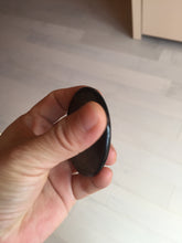 Load image into Gallery viewer, 100% natural black jadeite jade(Wuji, 乌鸡)  Guanyin (观音) safe and sound pendant/worry stone/decor BM38

