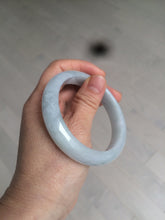 Load image into Gallery viewer, 56.4mm 100% natural Type A icy light green/purple jadeite jade bangle AX52-0307
